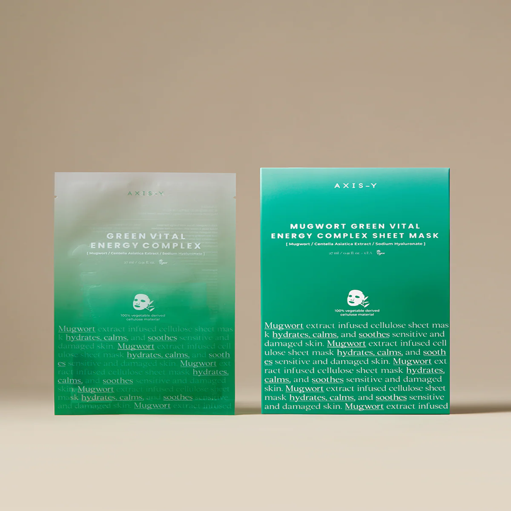 Mugwort Vital Energy Complex Sheet Mask | AXIS-Y