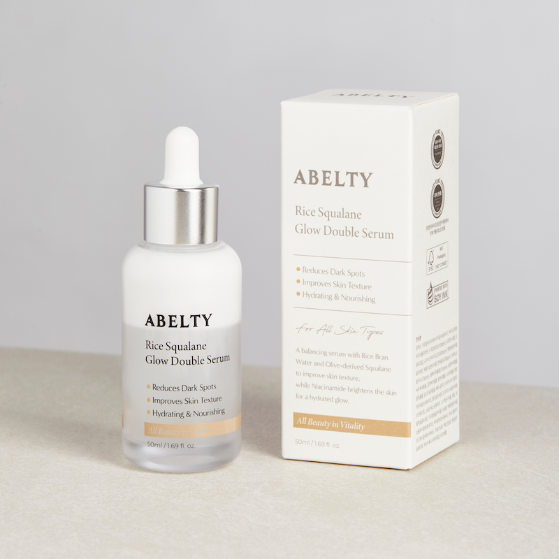 Rice Squalane Glow Double Serum 50ml | ABELTY