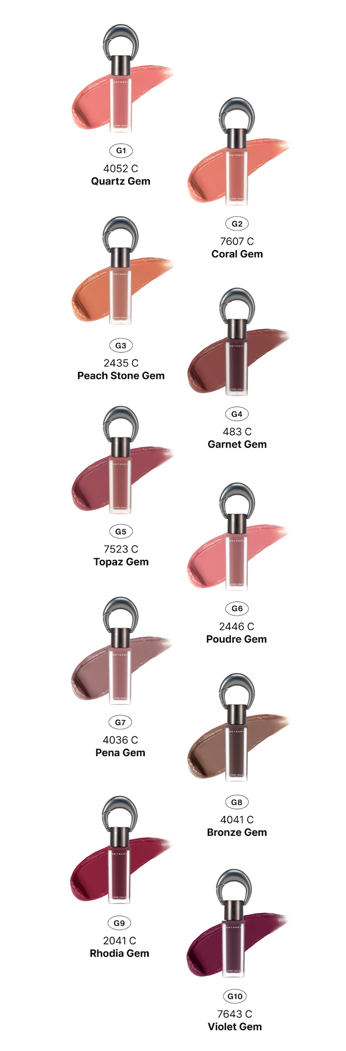 CHARM TINT Blurry Base Line - 10 Colors | Entropy