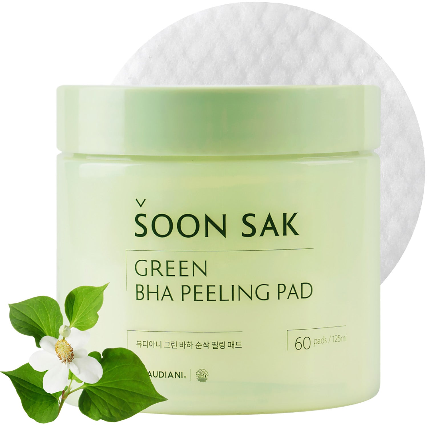Green BHA Soon Sak Peeling Pad 60ea | BEAUDIANI