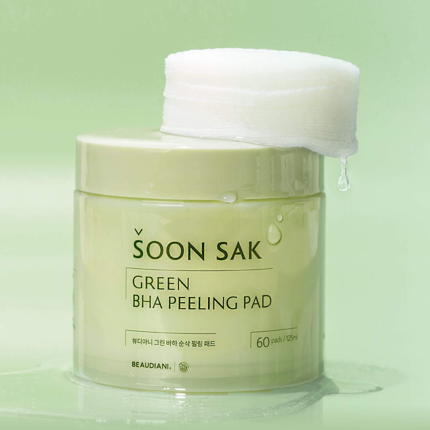 Green BHA Soon Sak Peeling Pad 60ea | BEAUDIANI