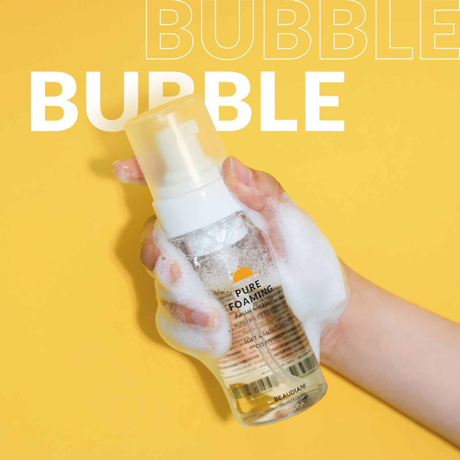 Pure Foaming Facial Cleanser 150ml | BEAUDIANI