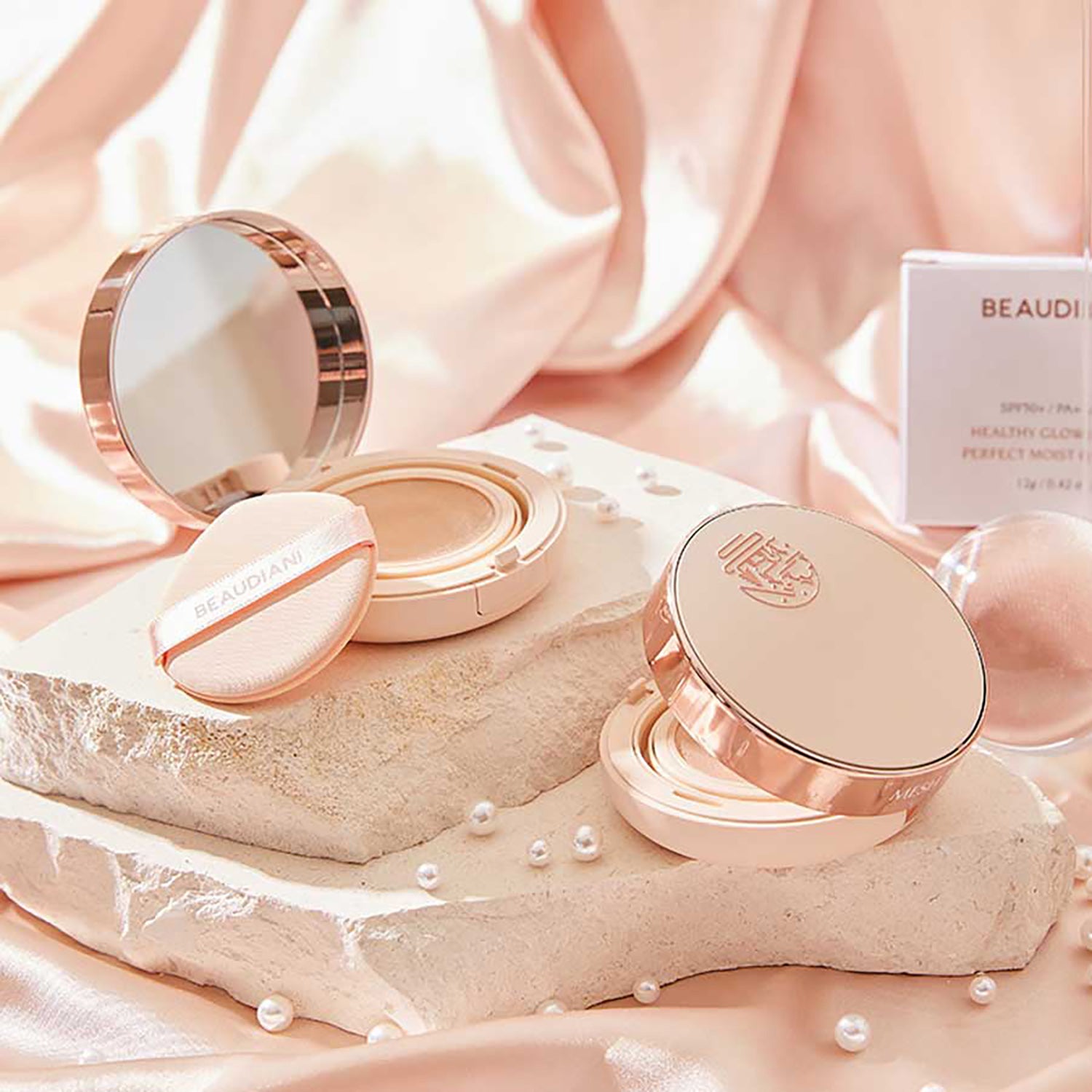 Luxurious Hydrating Cushion Foundation with Radiant Glow | BEAUDIANI