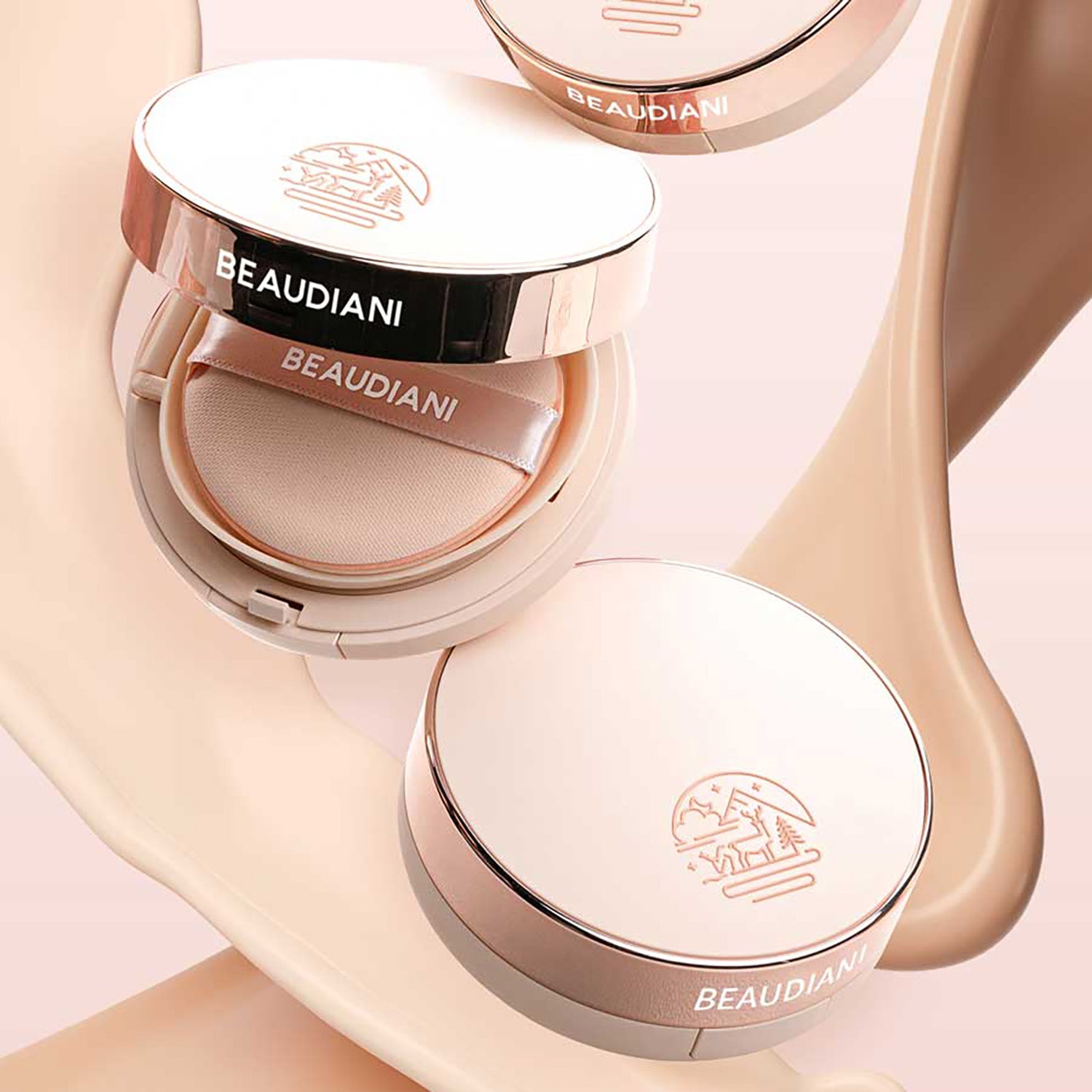 Luxurious Hydrating Cushion Foundation with Radiant Glow | BEAUDIANI