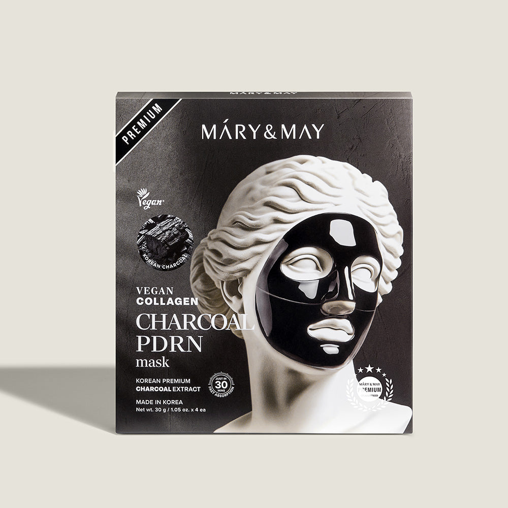 Elevate your skincare ritual with athé's Vegan Collagen Charcoal PDRN Mask, a luxurious South Korean formulation that rejuvenates and revitalizes for radiant beauty.