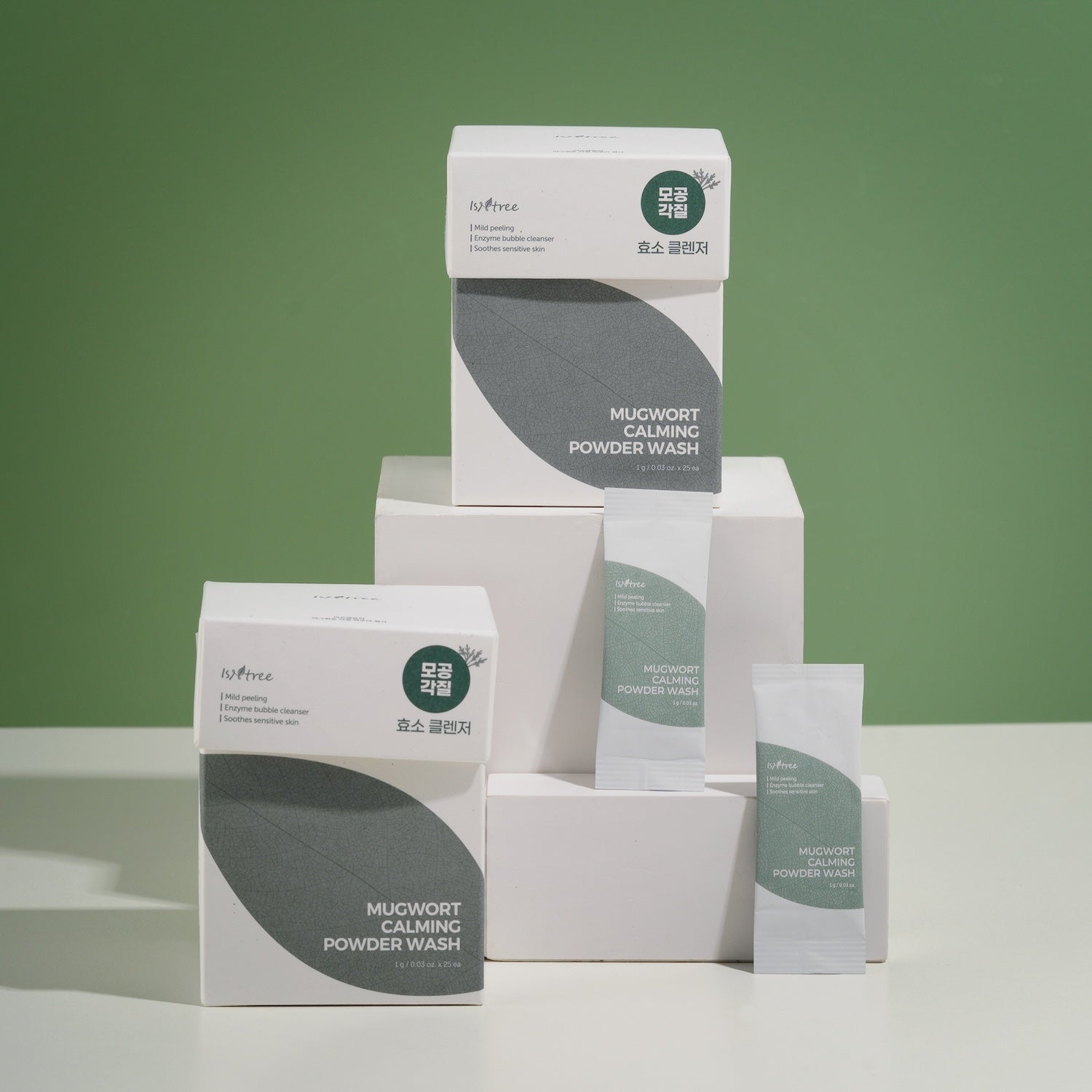 Mugwort Calming Powder Wash 1g*25ea | ISNTREE