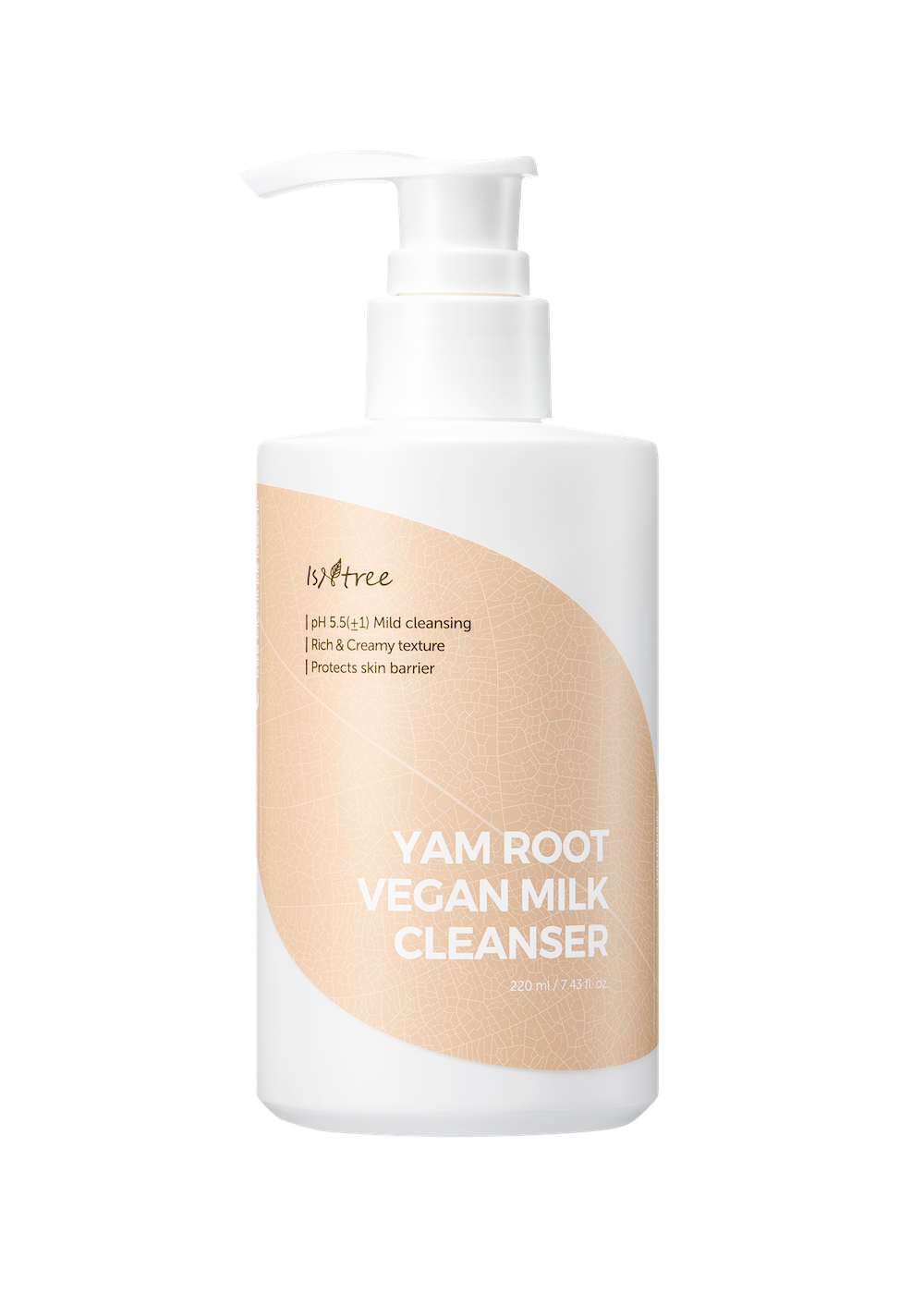 Yam Root Vegan Milk Cleanser 220ml | ISNTREE