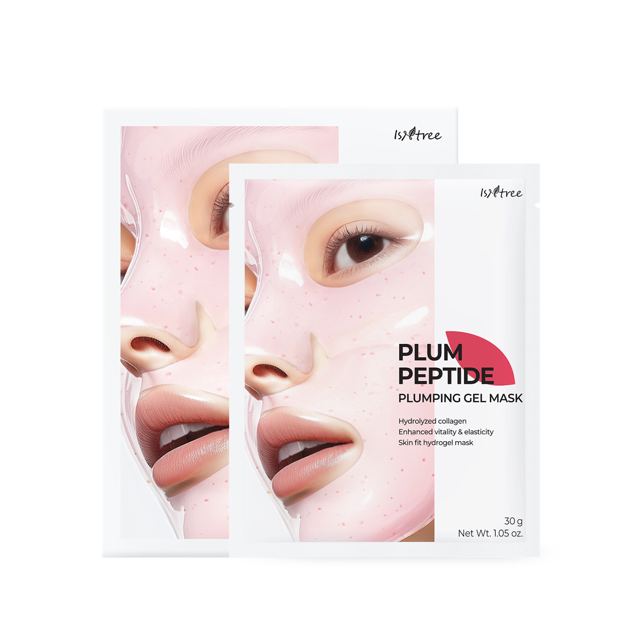 ISNTREE Plum Peptide Plumping Gel Mask - Exquisite Hydrogel Luxury