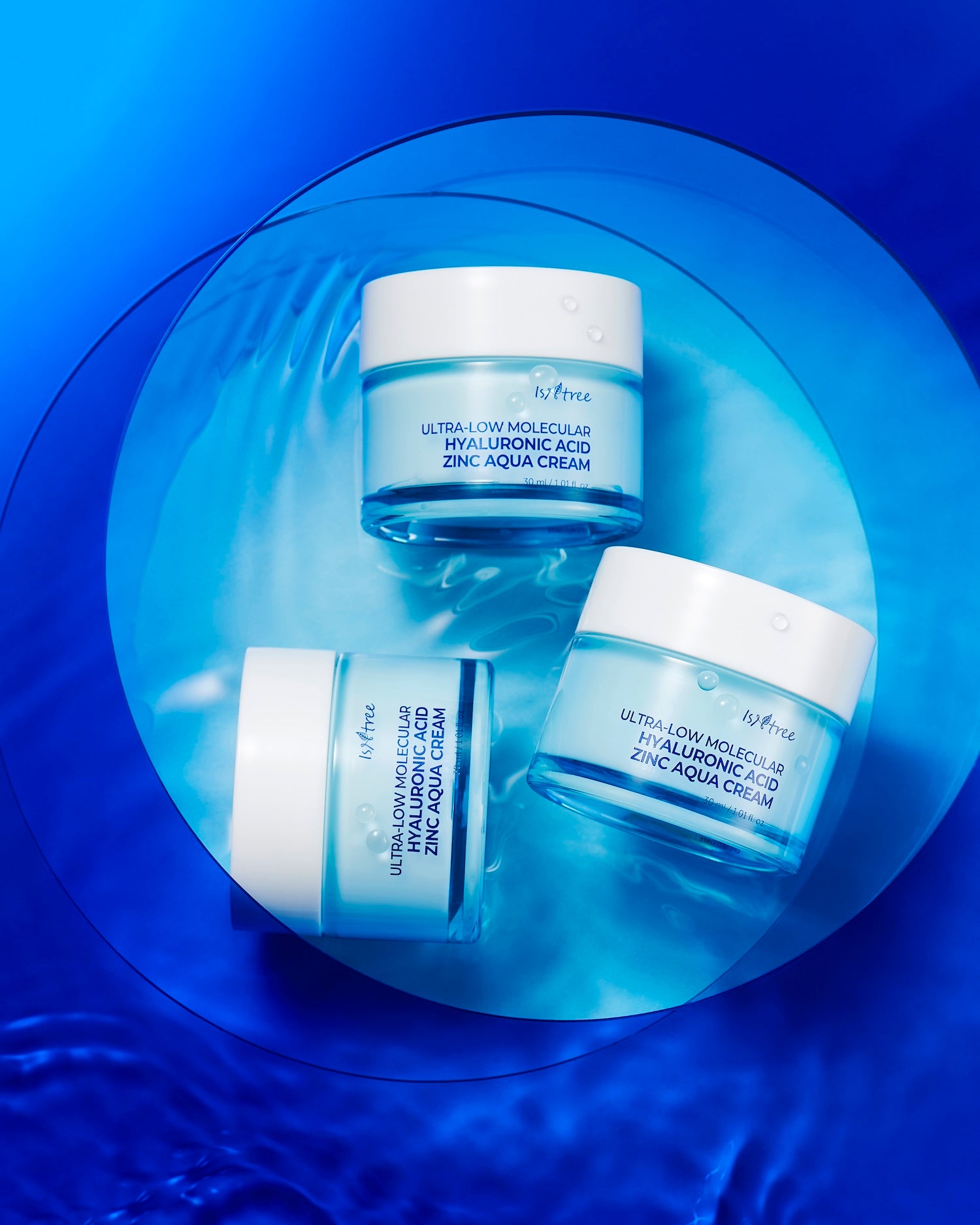 Ultra-Low Molecular Hyaluronic Acid Zinc Aqua Cream 80ml | ISNTREE