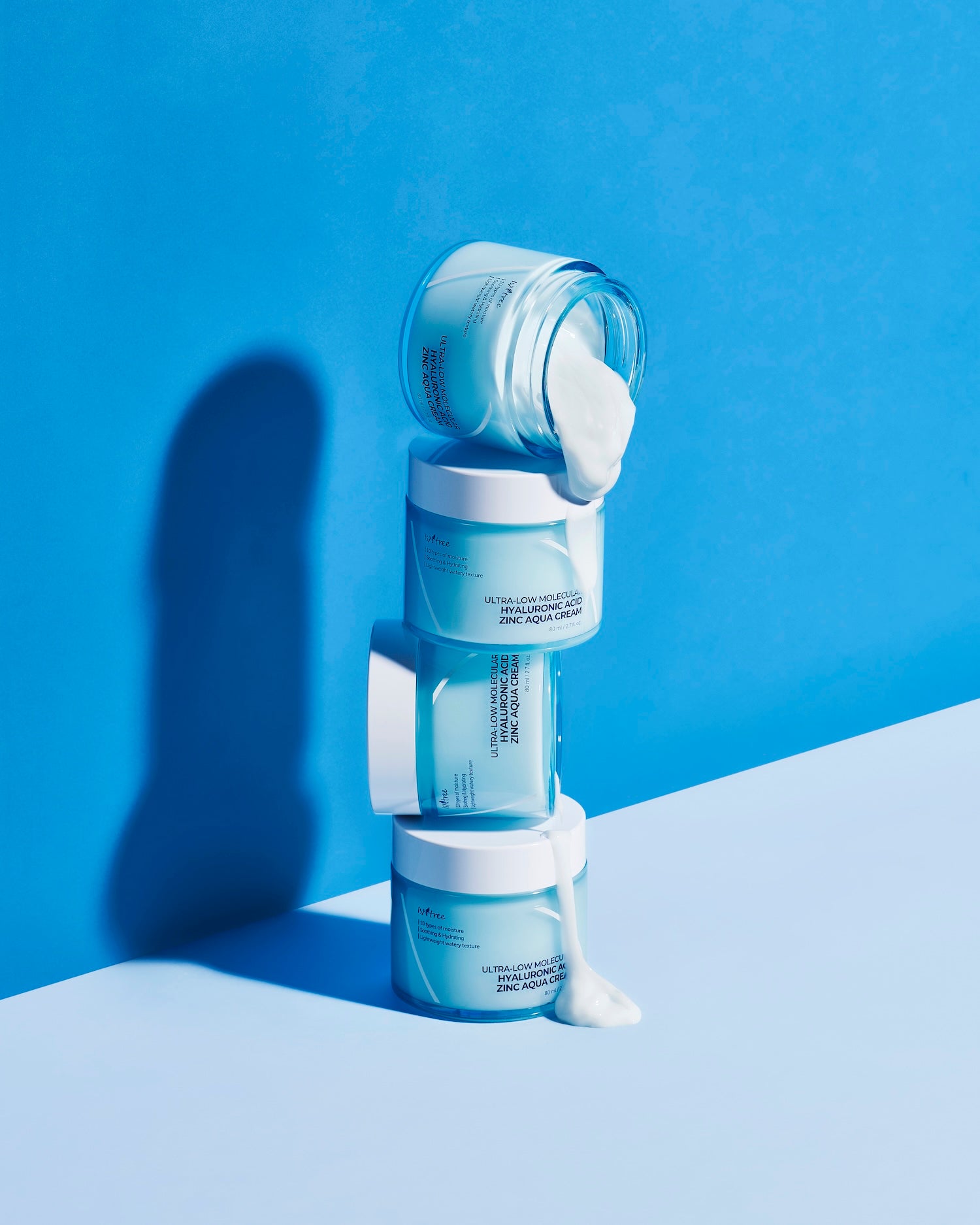 Ultra-Low Molecular Hyaluronic Acid Zinc Aqua Cream 80ml | ISNTREE