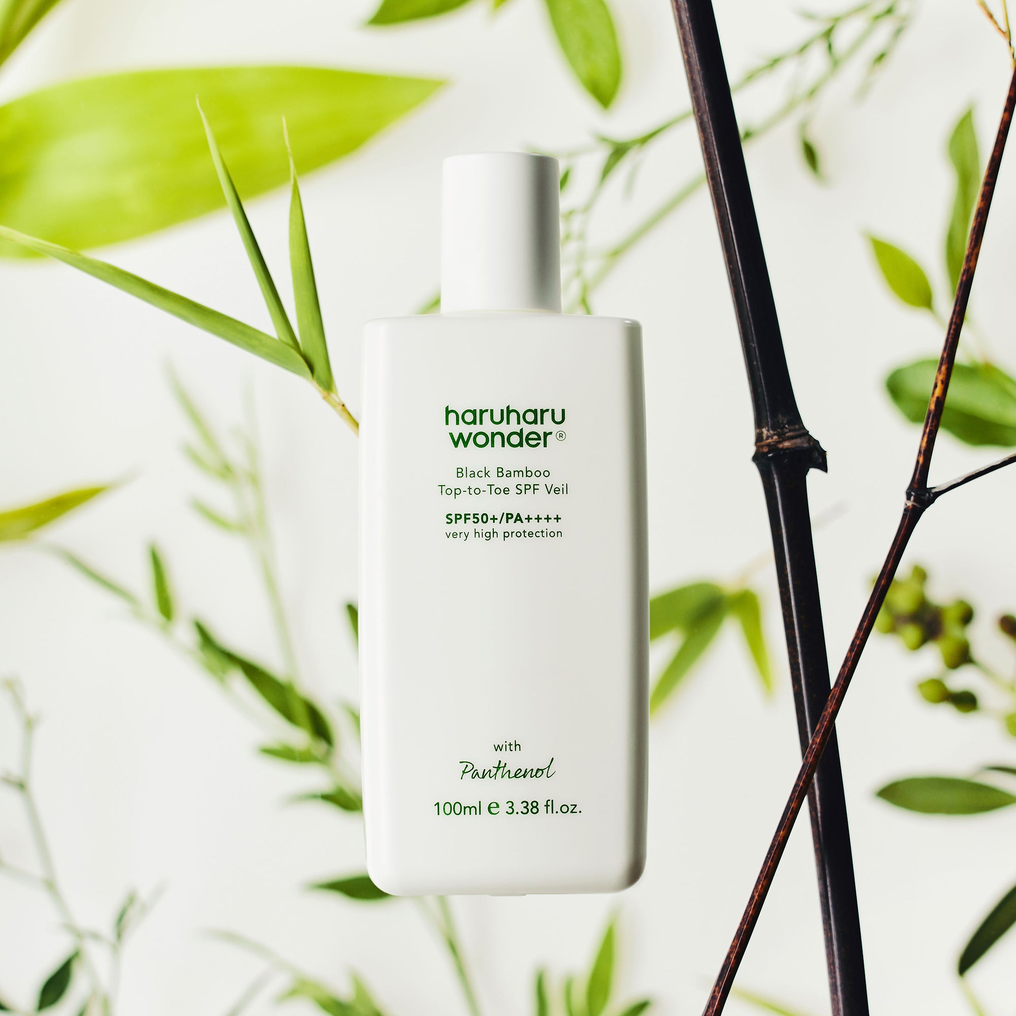 Black Bamboo Top-to-Toe SPF Veil 100ml | Haruharu Wonder