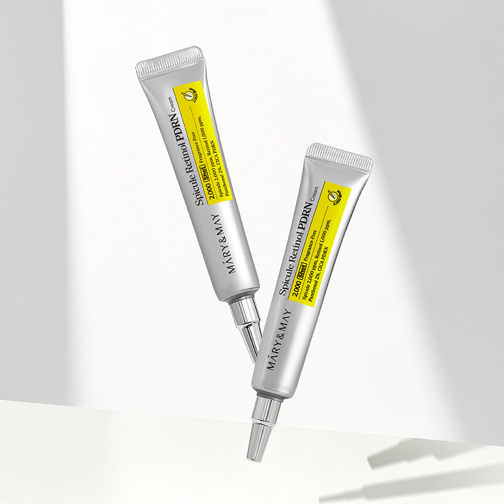 Discover the exquisite craftsmanship of Mary&May's Spicule Retinol PDRN Cream, a luxurious South Korean formulation that revitalizes skin texture and enhances radiance.