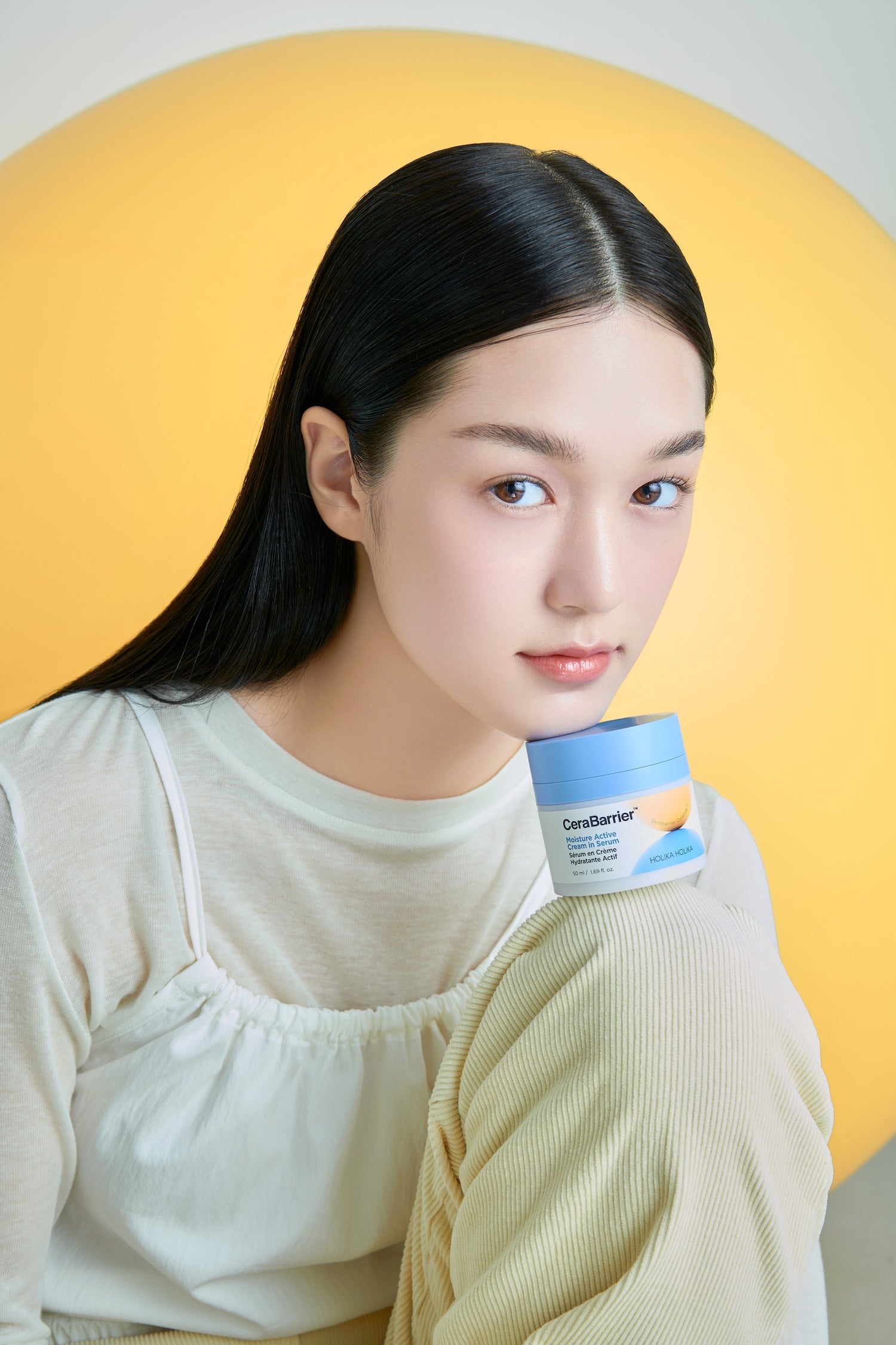 CeraBarrier Moisture Active Cream in Serum 50ml | HOLIKA HOLIKA