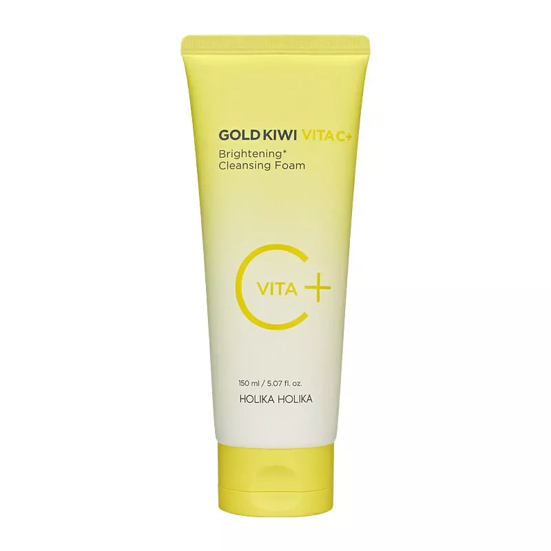 HOLIKA HOLIKA Gold Kiwi Vita C Plus Cleansing Foam - Radiant Luxury