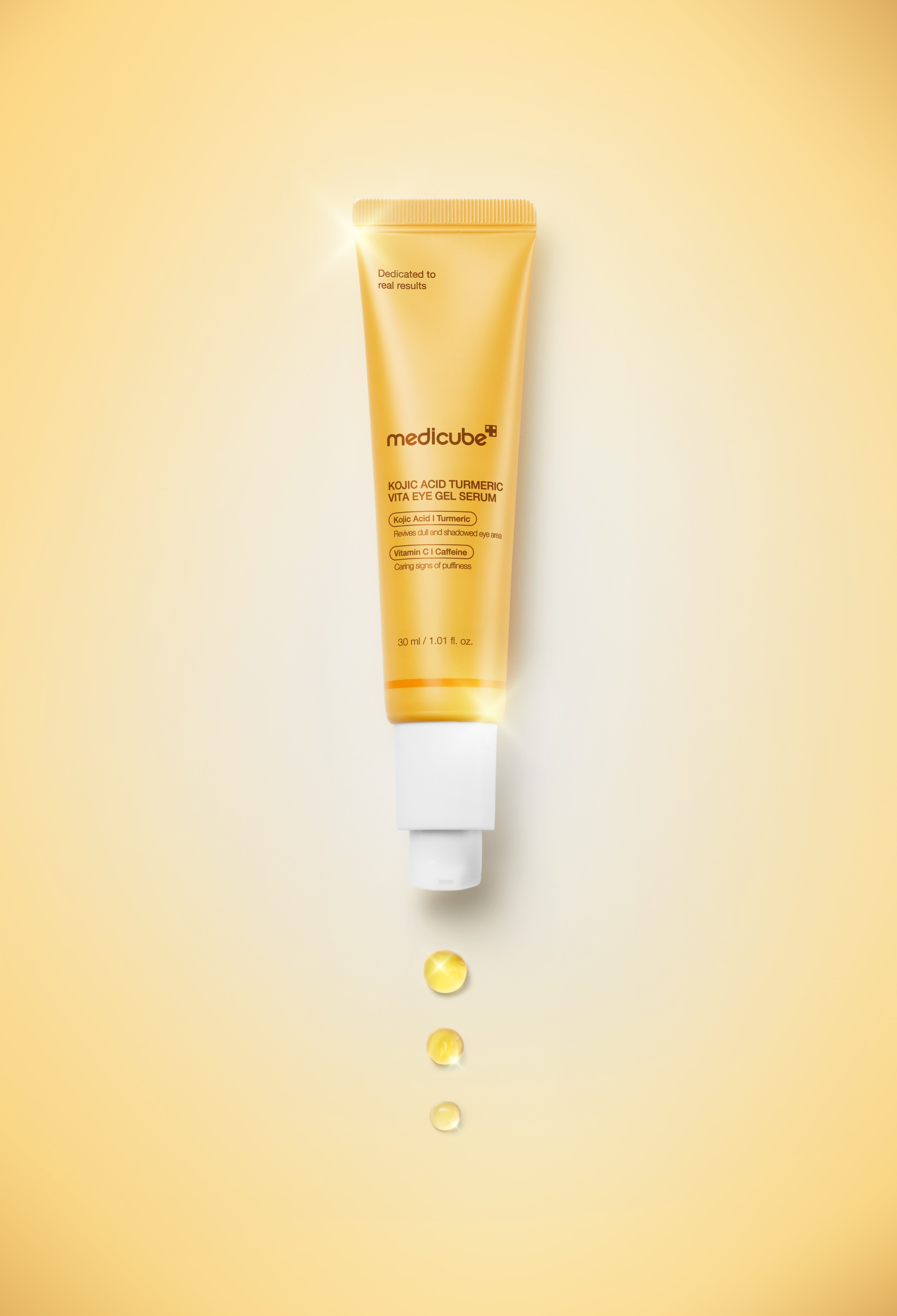 Kojic Acid Turmeric Vita Eye Gel Serum 30ml | MEDICUBE