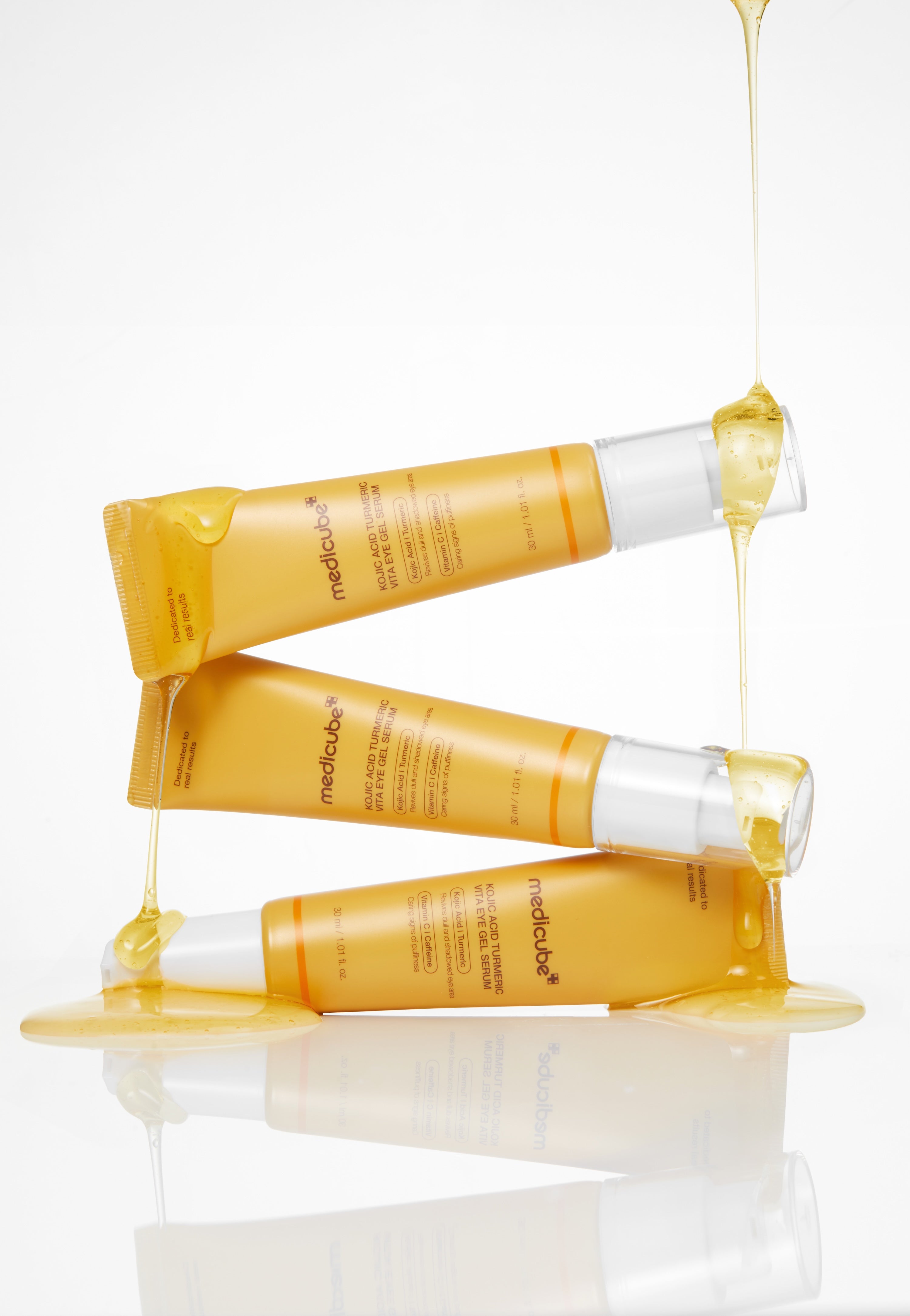 Kojic Acid Turmeric Vita Eye Gel Serum 30ml | MEDICUBE