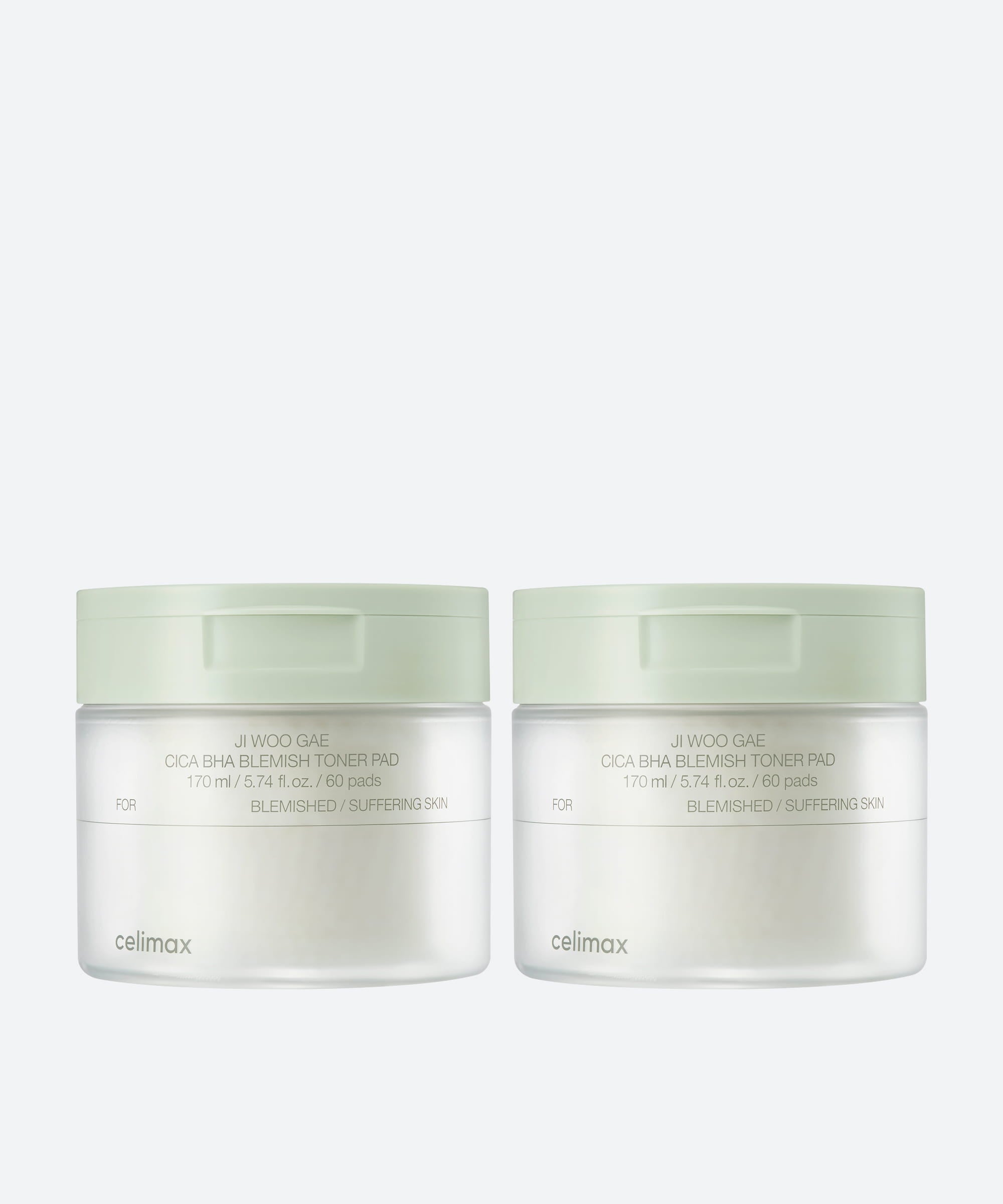 Celimax Ji Woo Gae Cica BHA Blemish Toner Pad for Luminous Glass Skin