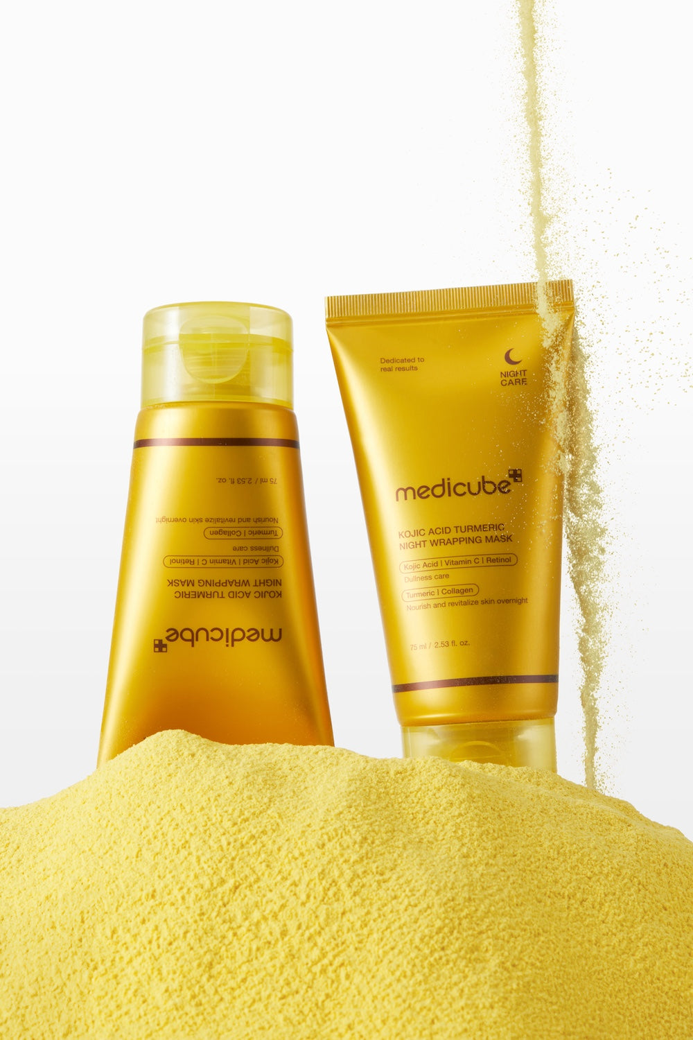 Kojic Acid Turmeric Night Wrapping Mask 75ml | MEDICUBE