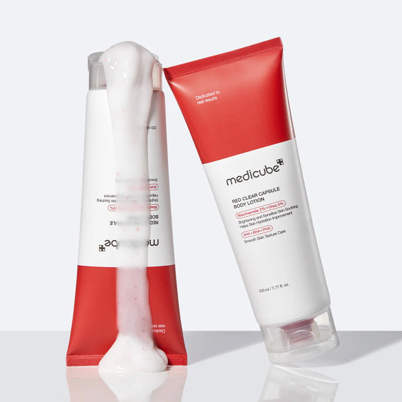 Red Clear Capsule Body Lotion 230ml | MEDICUBE