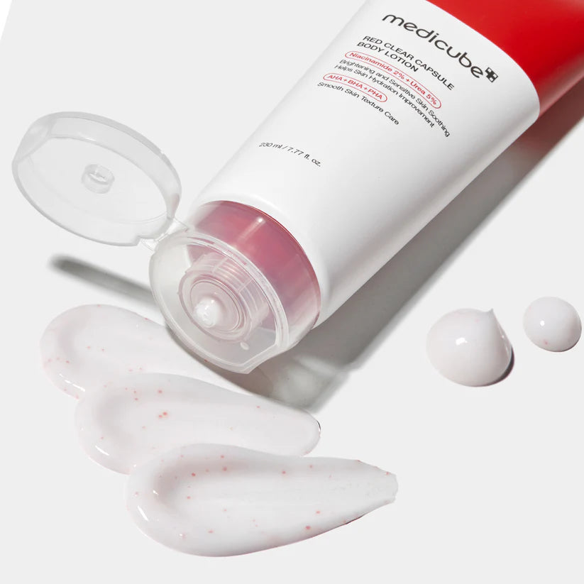 Red Clear Capsule Body Lotion 230ml | MEDICUBE