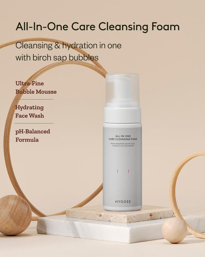 All-In-One Care Cleansing Foam 150ml | HYGGEE