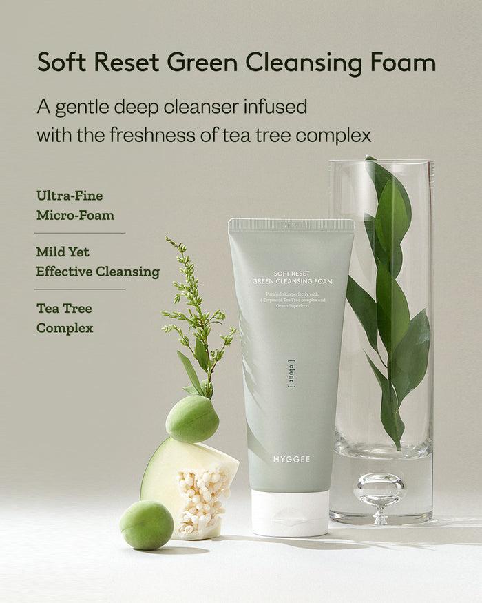 Soft Reset Green Cleansing Foam 150ml | HYGGEE