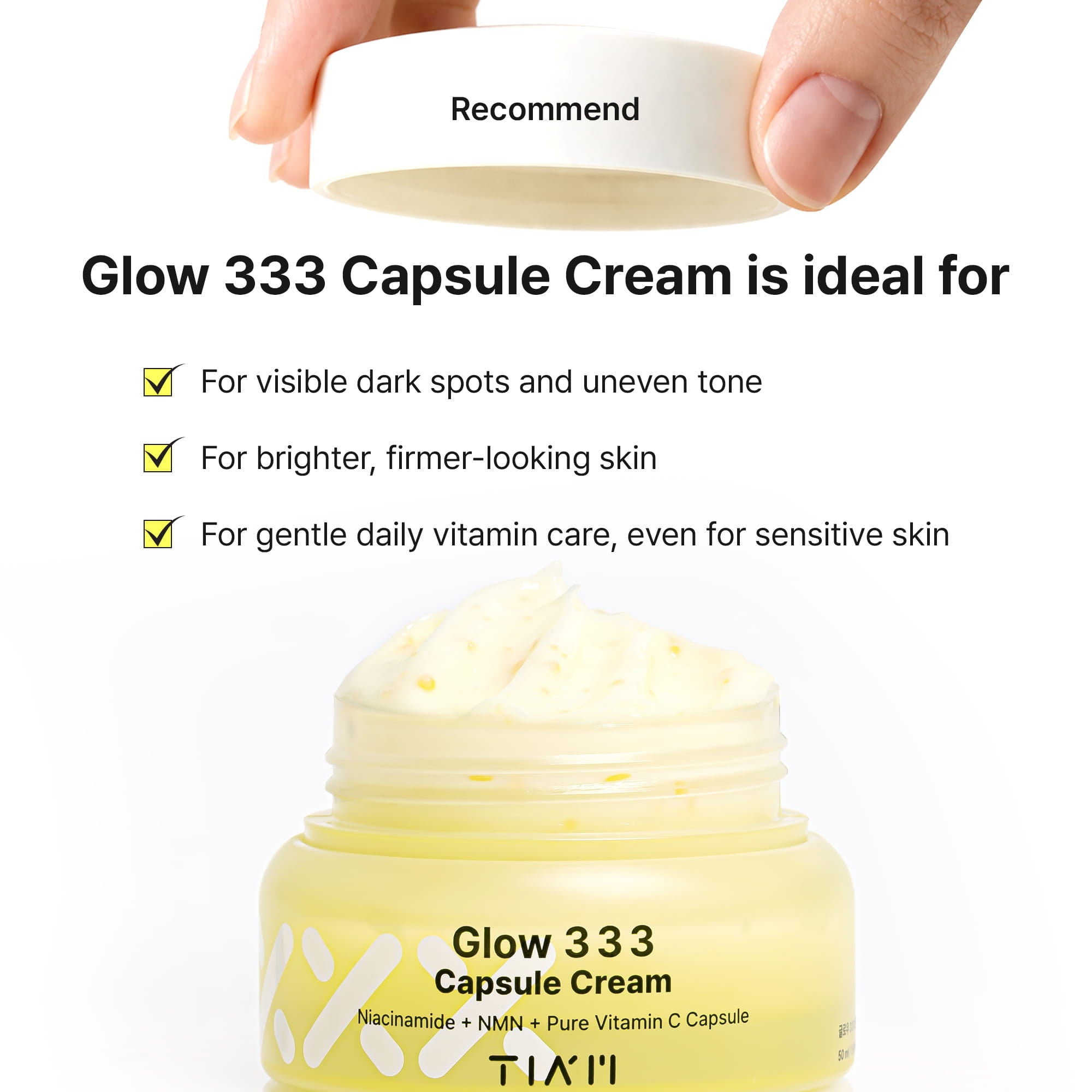 Glow 333 Capsule Cream 50ml | TIA’M