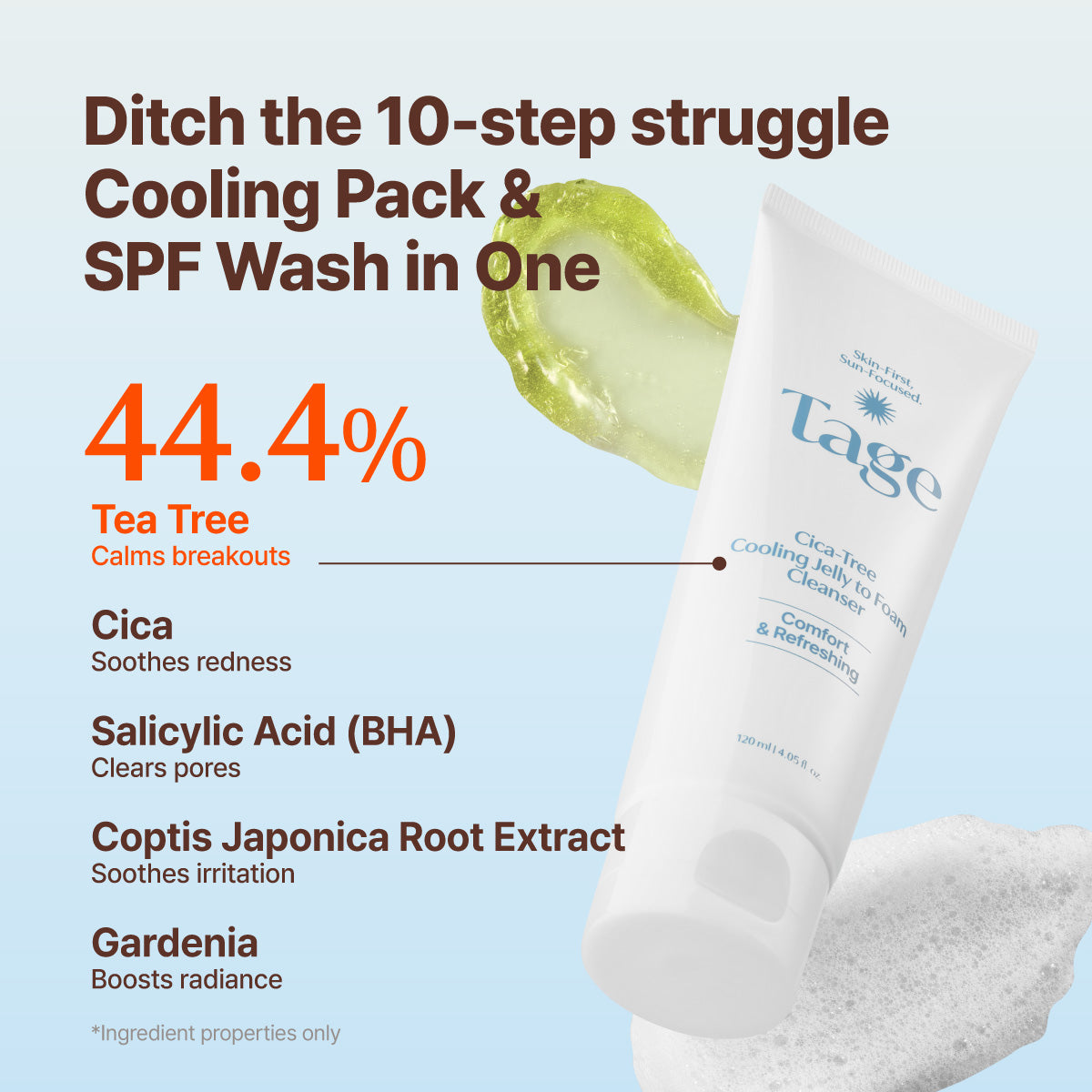 Discover the exquisite craftsmanship of athé's Cica-Tree Cooling Jelly to Foam Cleanser, a South Korean luxury that elevates your skincare ritual with soothing botanicals.