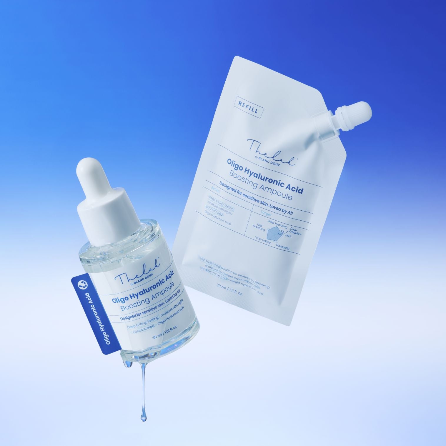 Oligo Hyaluronic Acid Boosting Ampoule 33ml REFILL | The LAB by BLANC DOUX