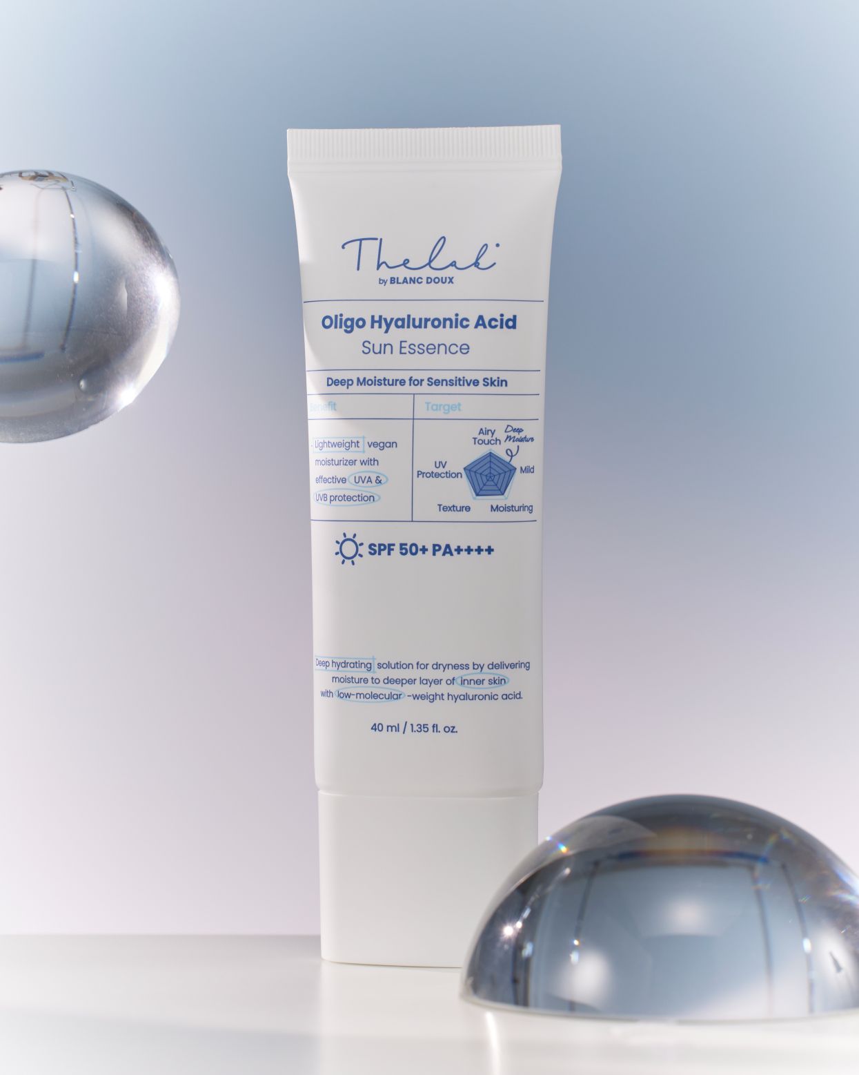 Oligo Hyaluronic Acid Sun Essence 40ml | The LAB by BLANC DOUX