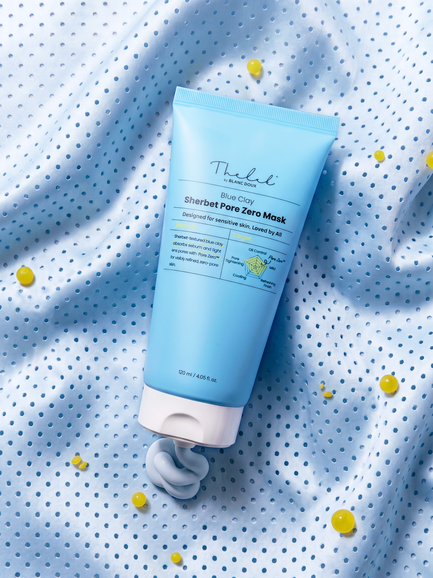 BlueClay Sherbet Pore Zero Mask 120ml | The LAB by BLANC DOUX
