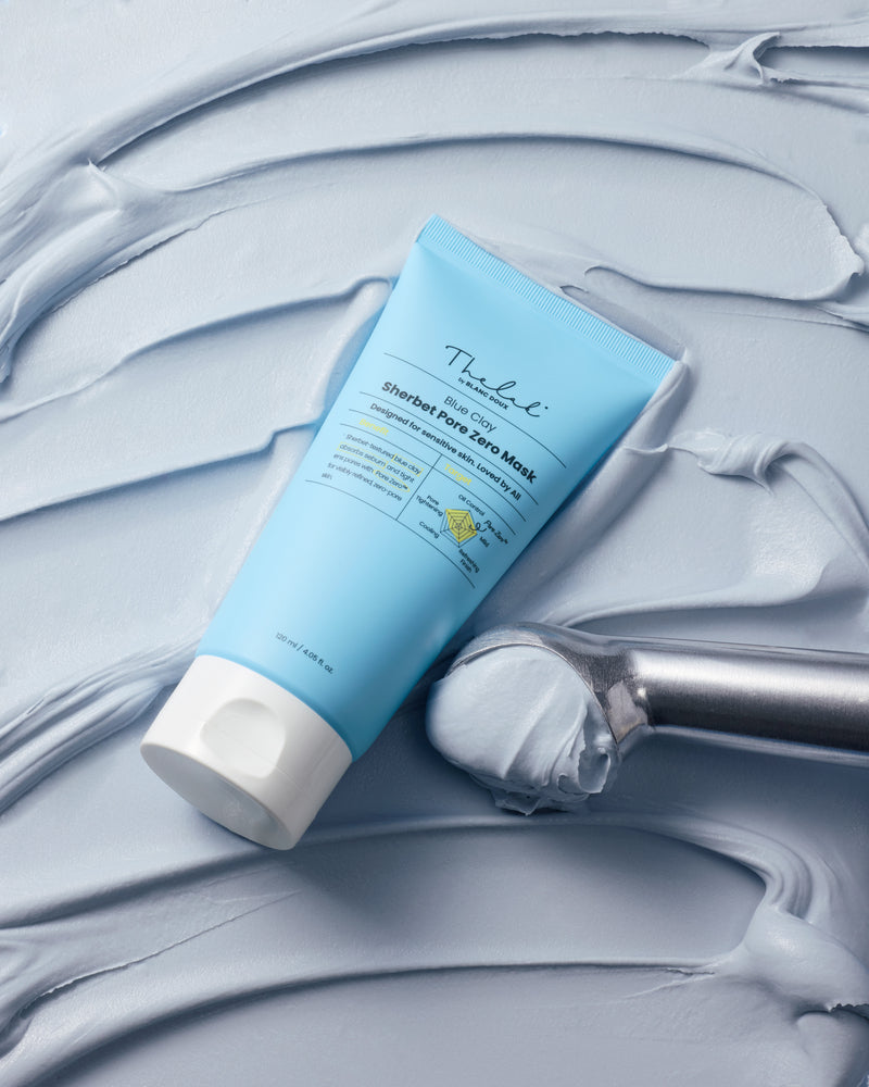 BlueClay Sherbet Pore Zero Mask 120ml | The LAB by BLANC DOUX