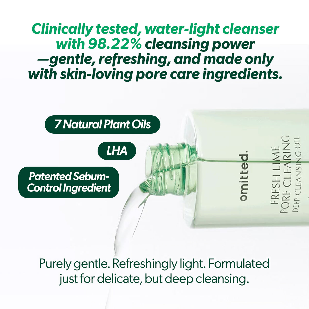 Fresh Lime Pore Clearing Deep Cleansing Oil 200ml | Omitted