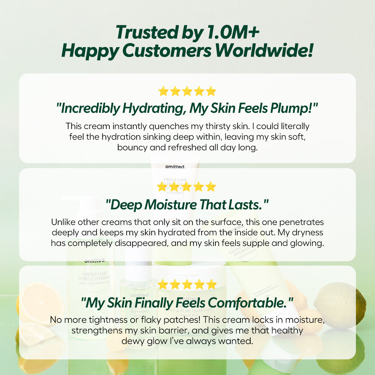 Fresh Lime Glow & Super Hydrating Moisturizer 80ml | Omitted