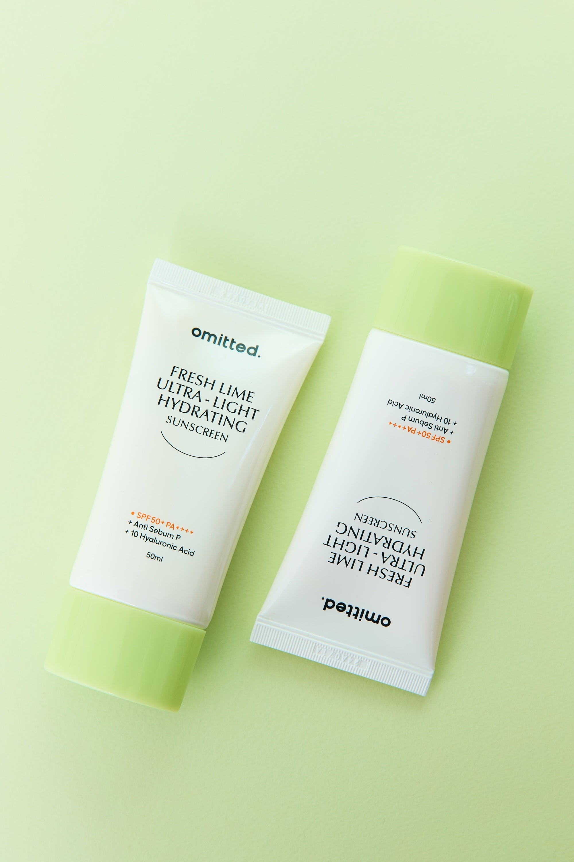 Fresh Lime Ultra-Light Hydrating Sunscreen 50ml | Omitted