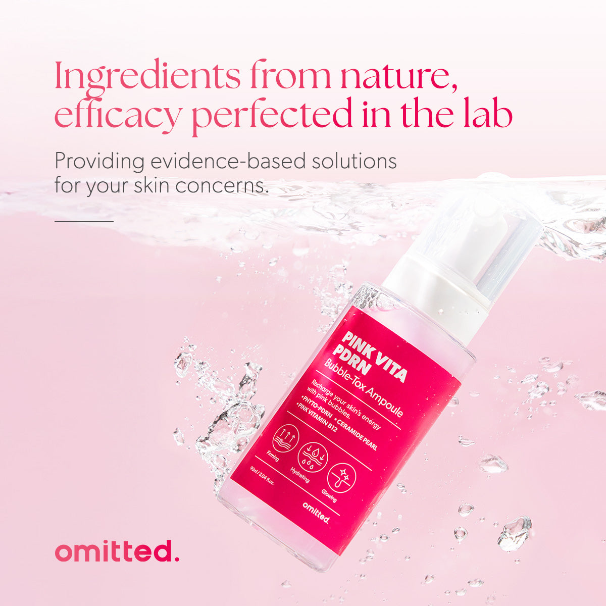 Pink Vita PDRN Bubble-Tox Ampoule 90ml | Omitted