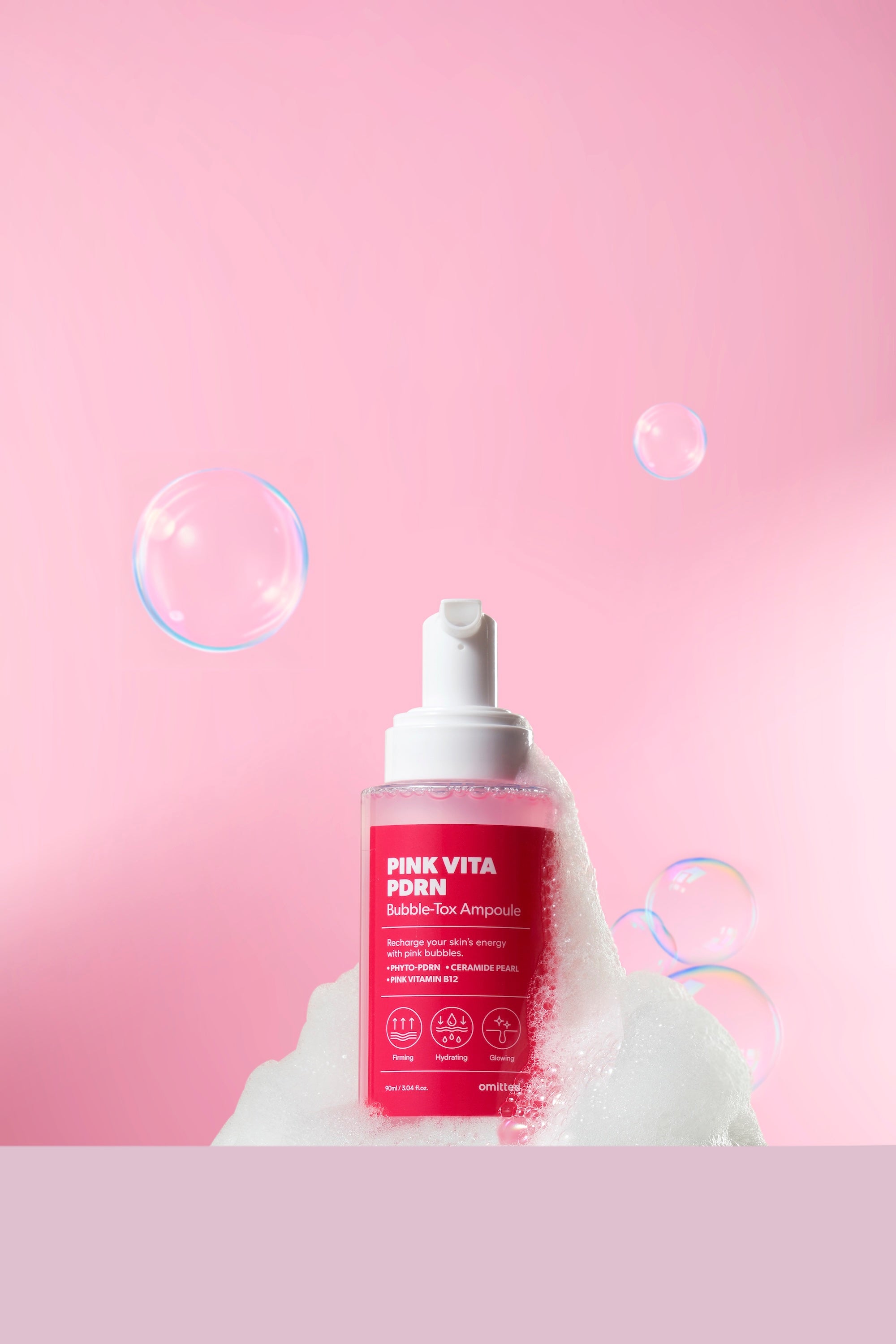 Pink Vita PDRN Bubble-Tox Ampoule 90ml | Omitted