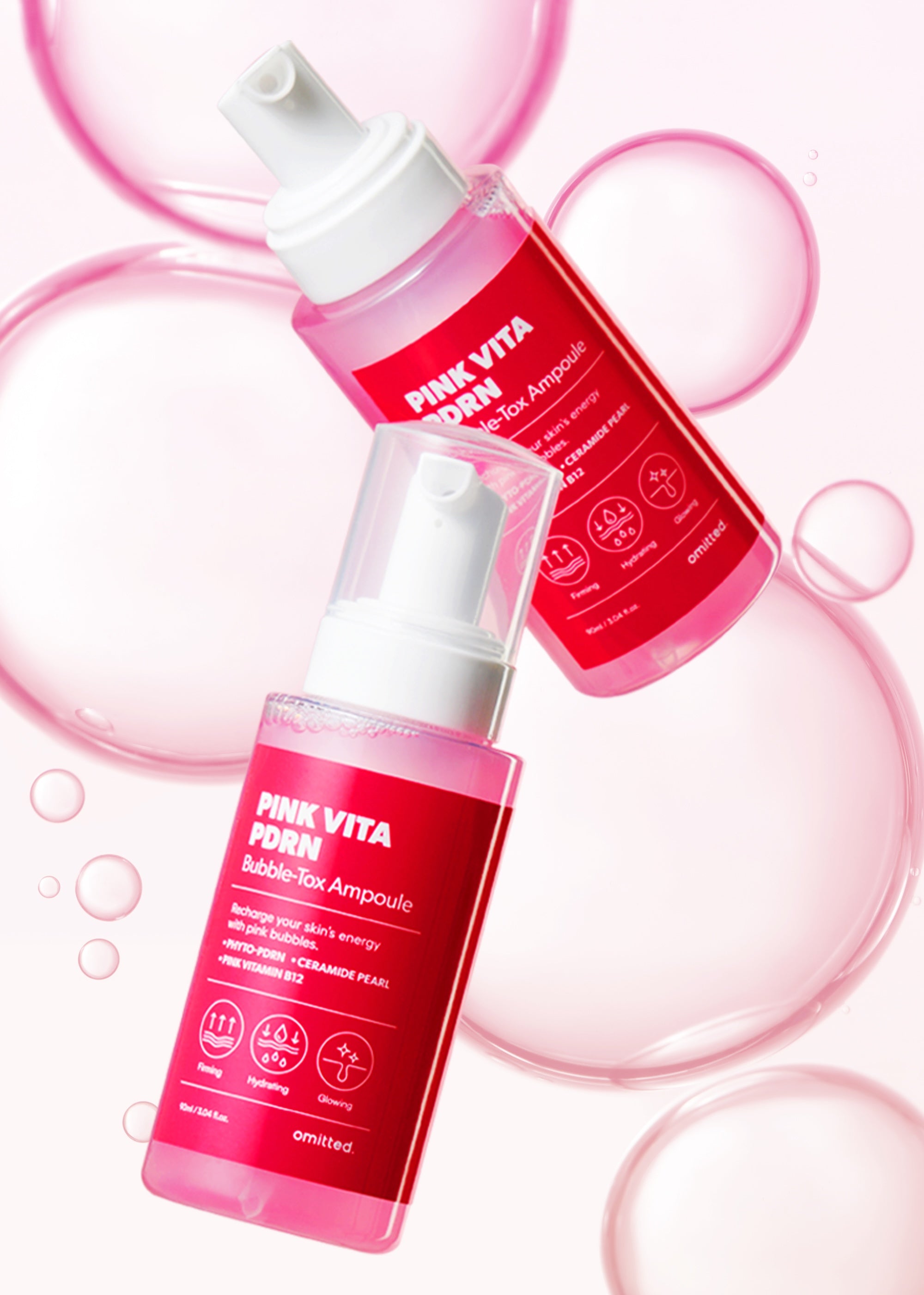 Pink Vita PDRN Bubble-Tox Ampoule 90ml | Omitted