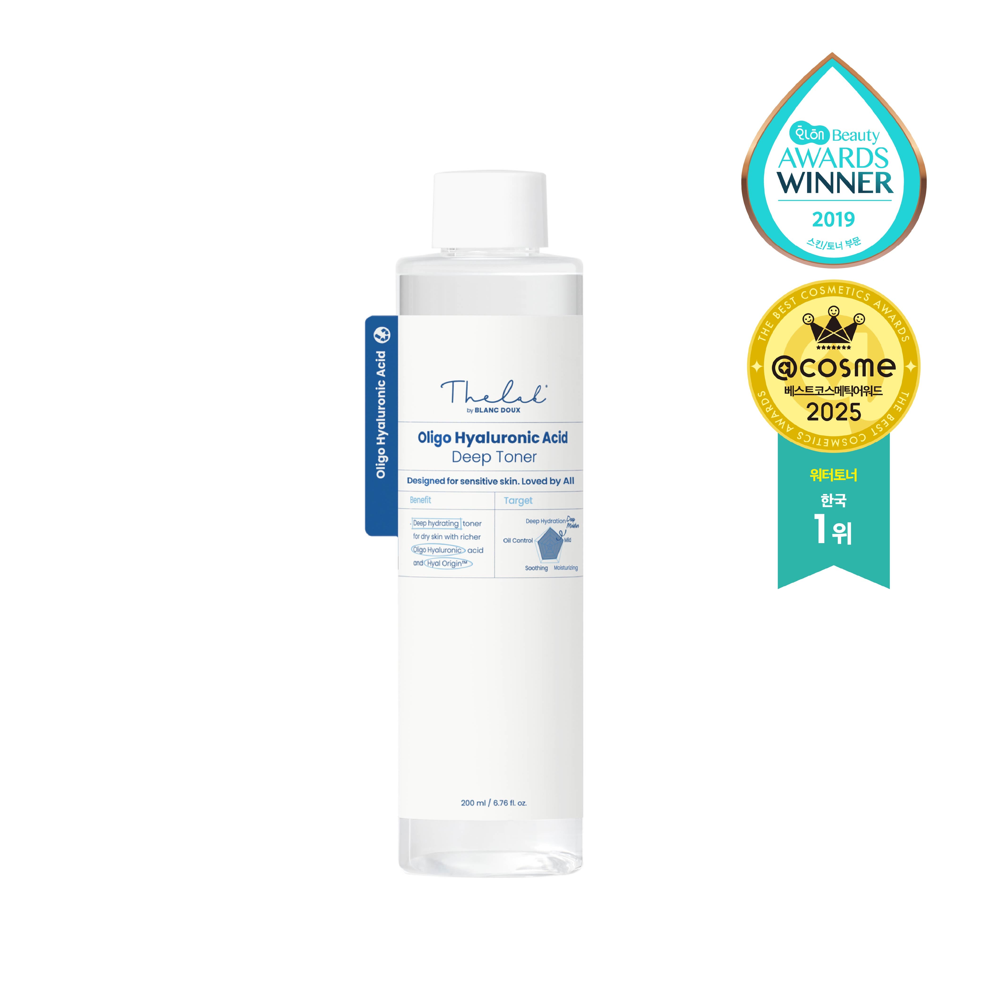 Oligo Hyaluronic Acid Deep Toner - 4 Sizes | The LAB by BLANC DOUX