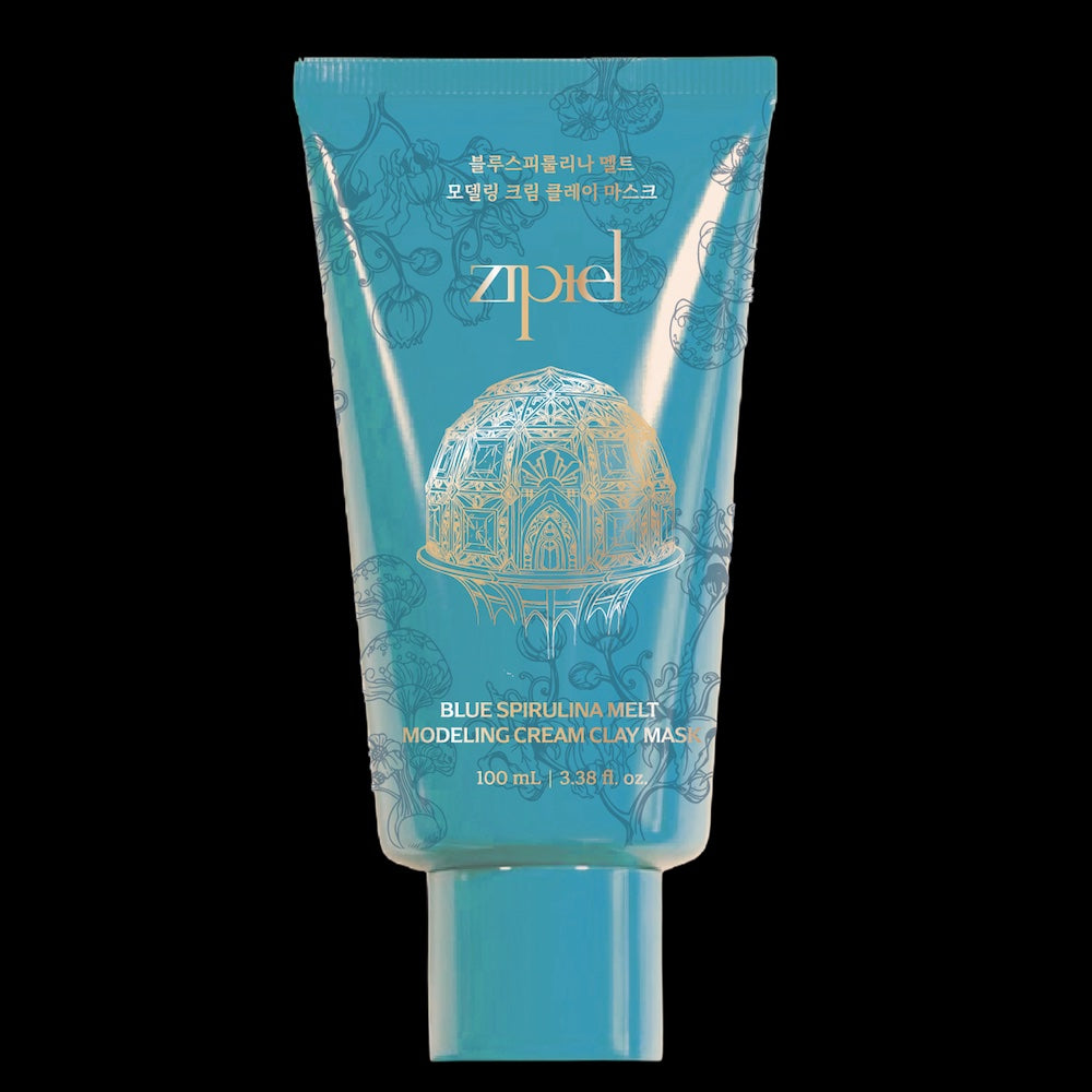 Blue Spirulina Melt Modeling Cream Clay Mask 100ml | ZIPIEL