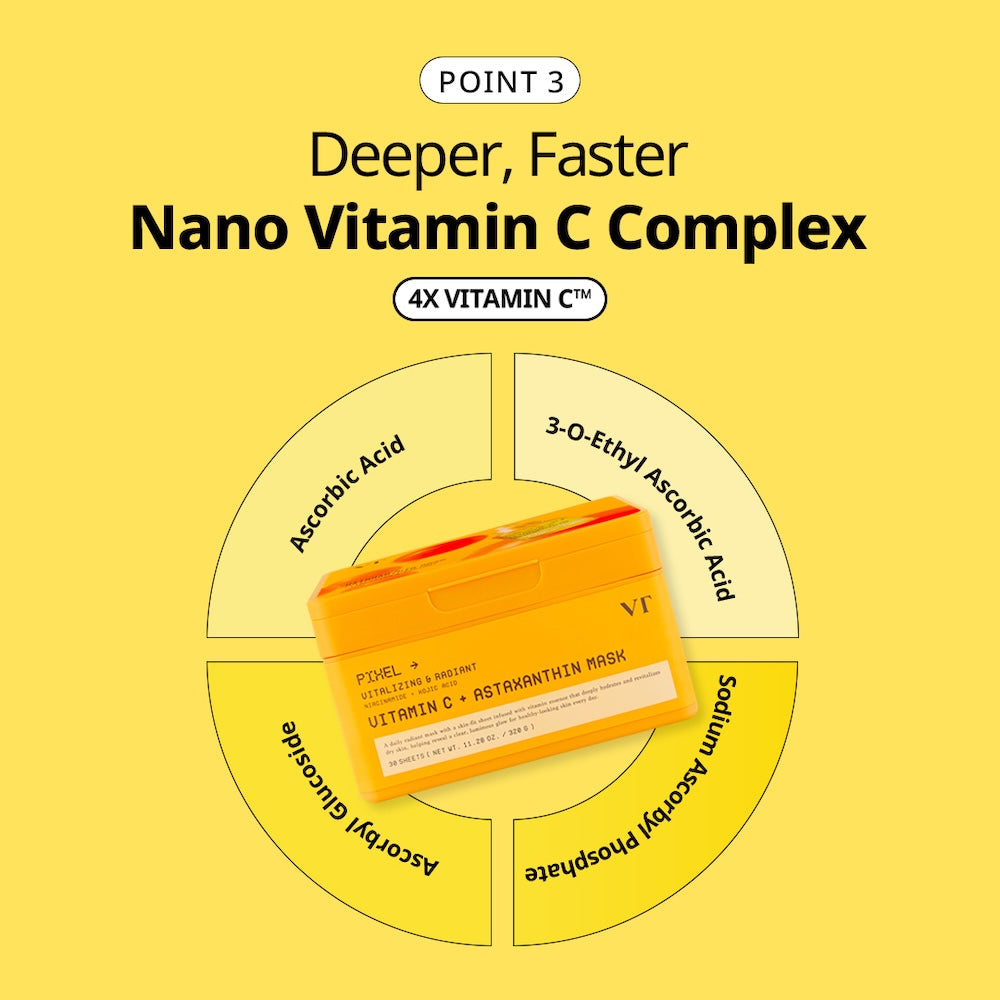 Vitamin C Astaxanthin Mask 320g*30ea | VT Cosmetics
