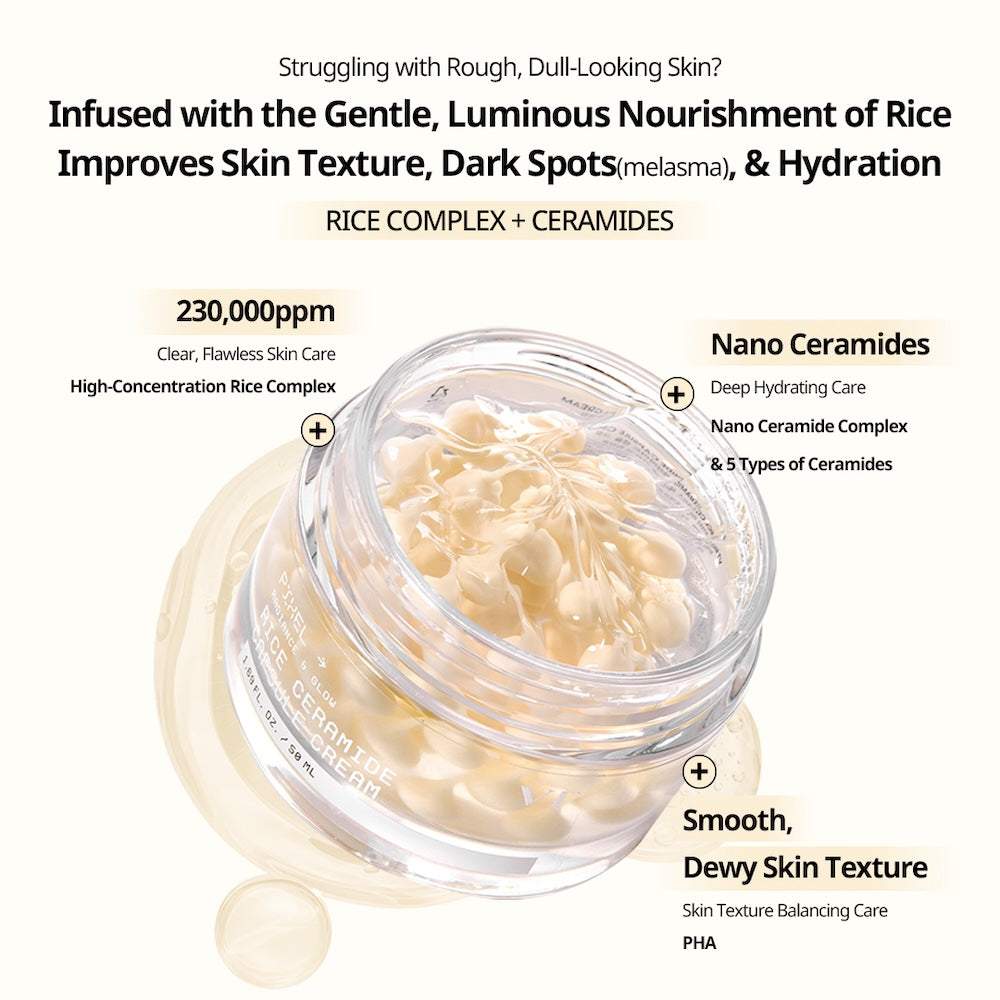 VT Cosmetics Rice Ceramide Capsule Cream - Artisanal Luxury Hydration