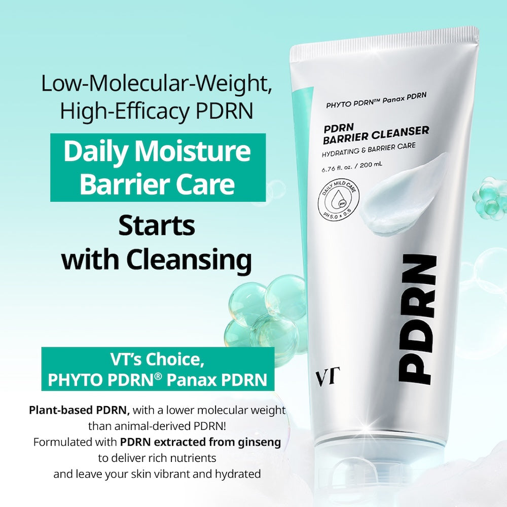 VT Cosmetics PDRN Barrier Cleanser - Handcrafted Luxury Cleanser