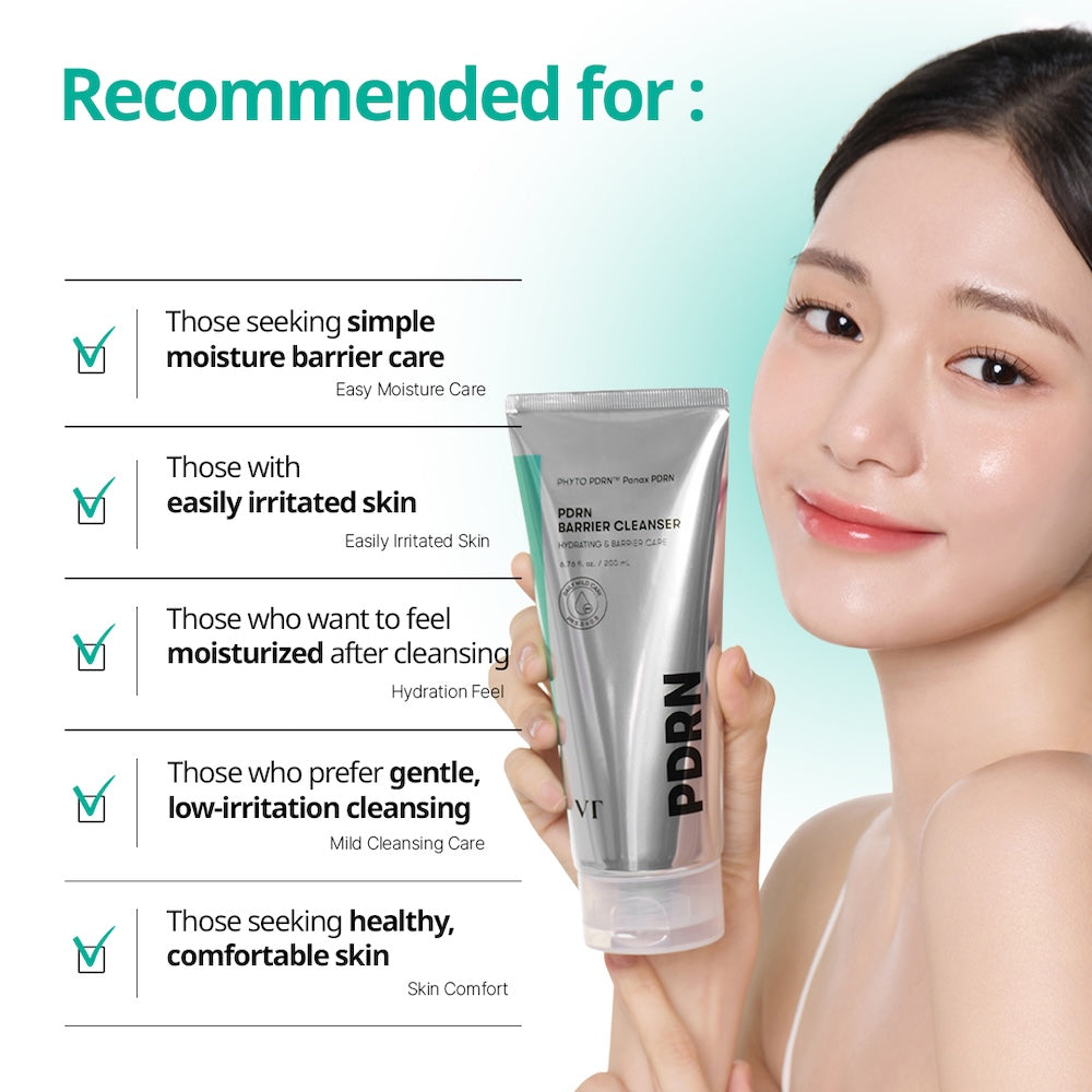 PDRN Barrier Cleanser 200ml | VT Cosmetics