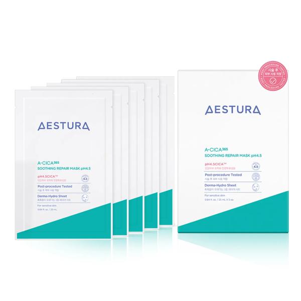 A-Cica 365 Soothing Repair Mask Sheet pH4.5 5ea | AESTURA
