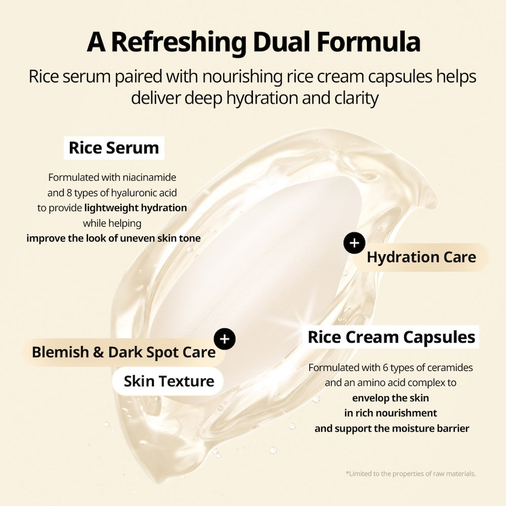 VT Cosmetics Rice Ceramide Serum - Handcrafted Luxury Hydration