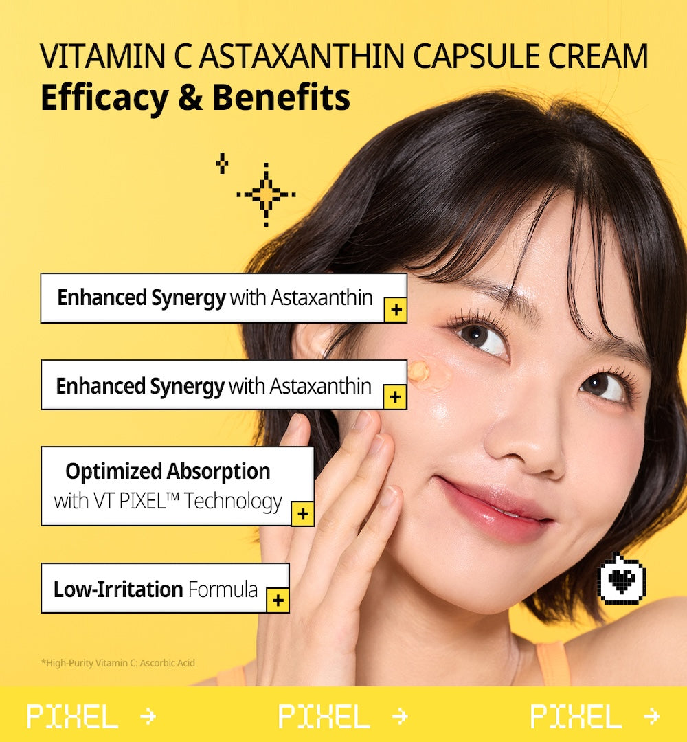 Vitamin C Astaxanthin Capsule Cream 50ml | VT Cosmetics