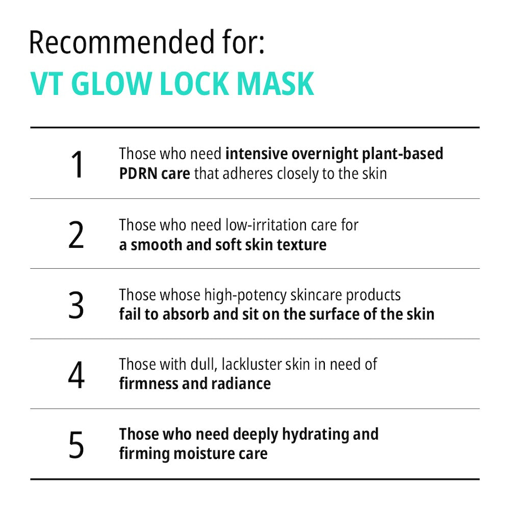 Glow Lock Mask 100ml | VT Cosmetics