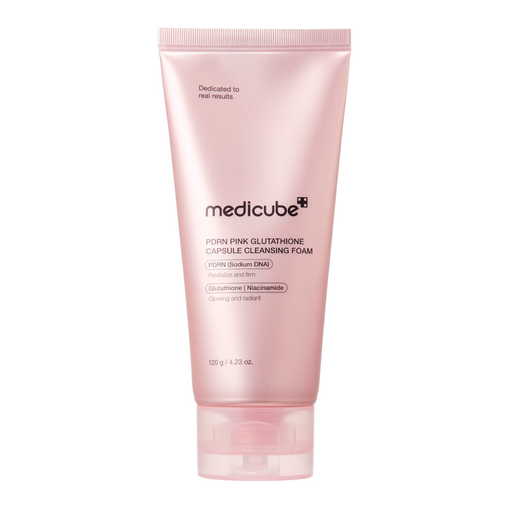 PDRN Pink Glutathione Capsule Cleansing Foam 120g | MEDICUBE