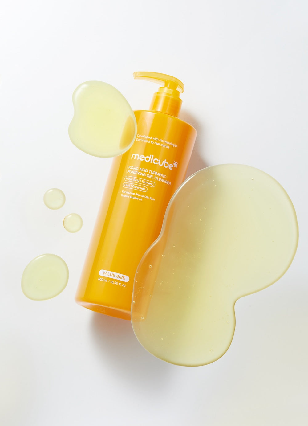 Kojic Acid Turmeric Gel to Foam Cleanser 500ml | MEDICUBE